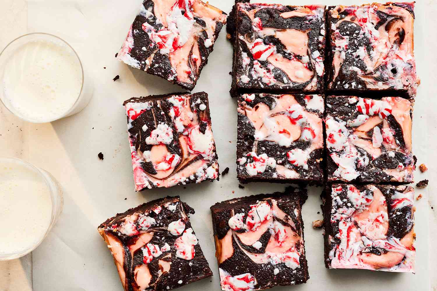 Peppermint Swirl Brownies Recipe